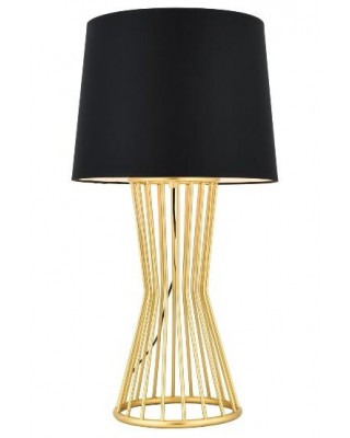 METAL WOOD MARBLE GLASS AND FABRIC DESKTOP LAMP DIFFERENT COLORS 27 CM DIAMETER LOAD: 48 CM